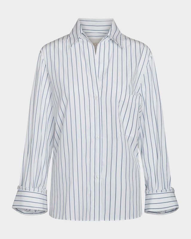 Next Morning Striped Button-Front Shirt